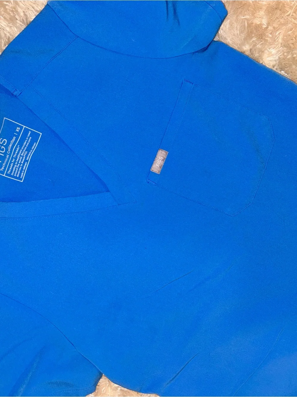 FIGS scrubs set - limited edition technical collection blue color